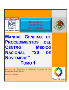 Manual General de Procedimientos del Centro Médico