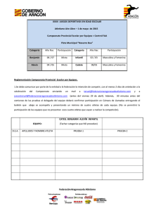 Reglamento Cto Provincial Escolar Equipos Teruel JJDD + Control