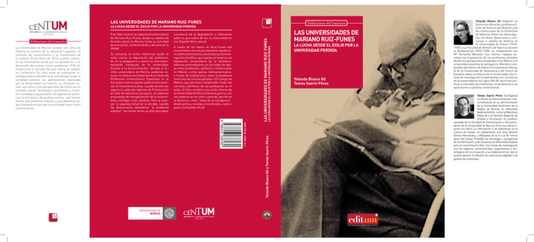 las universidades de mariano ruizfunes