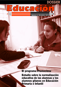 Normalización educativa en Primaria. Programa Promociona