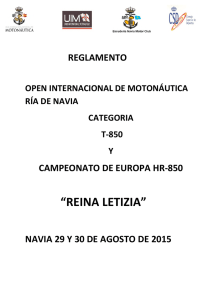 Anteprograma Open Internacional Ria de Navia T-850
