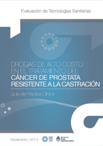 Drogas de Alto Costo en el Tratamiento del Cáncer de Próstata