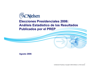 Elecciones Presidenciales 2006