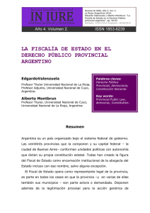 la fiscalía de estado en el derecho público provincial argentino