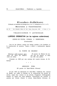 Eusko-Folklore. Materiales y Cuestionarios