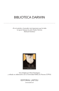 biblioteca darwin - Editorial Laetoli