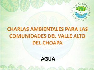 4ta Charla Ambiental: Agua
