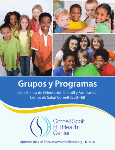 Grupos y Programas - Cornell Scott