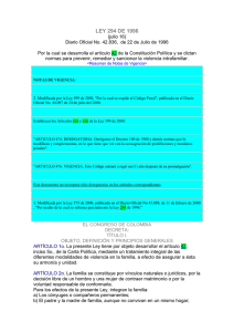 Ley 294 de 1996 - Fundación Si Mujer