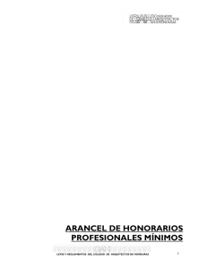 ley organica - Colegio de Arquitectos de Honduras