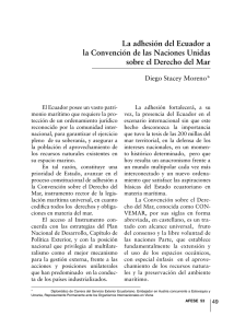 La adhesión del Ecuador a la Convención de las Naciones Unidas