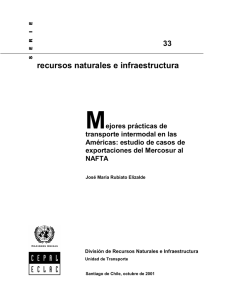 Mejores prácticas de transporte intermodal en las Américas: estudio