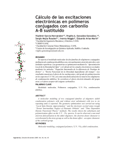 Cálculo de las excitaciones electrónicas en polímeros conjugados