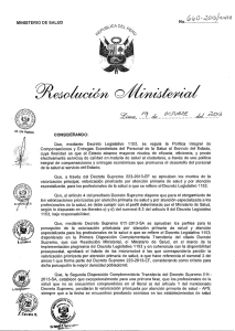 Resolucion Ministerial N° 660