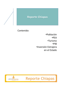 Reporte Chiapas - Secretaría de Economía Chiapas