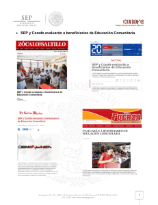 SEP y Conafe evaluarán a beneficiarios de Educación