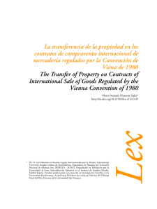 The Transfer of Property on Contracts of International Sale of Goods