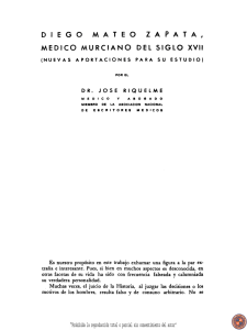 Diego Mateo Zapata, médico murciano del siglo XVII