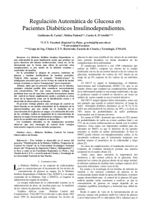 Regulación Automática de Glucosa en Pacientes Diabéticos