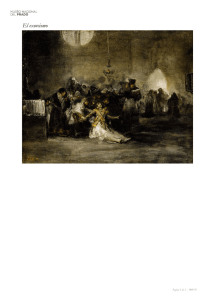 El exorcismo - Goya en El Prado