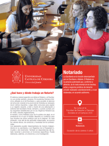 Notariado - Universidad Católica de Córdoba