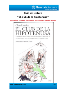 Guía de lectura “El club de la hipotenusa”