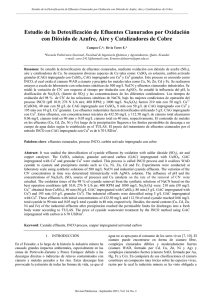 Estudio de la Detoxificación de Efluentes Cianurados por Oxidación