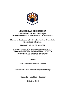 universidad de cordoba facultad de veterinaria departamento de