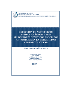 detección de anticuerpos antifosfolípidos y tres - BVS-INS