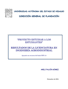 Ingeniería Agroindustrial - Universidad Autónoma del Estado de