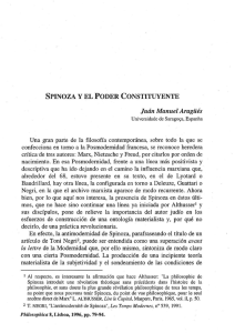 spinoza y el poder constituyente