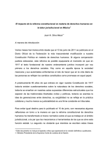 El impacto de la reforma constitucional en materia de derechos