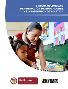 Sistema Colombiano de Formación de Educadores y Lineamientos