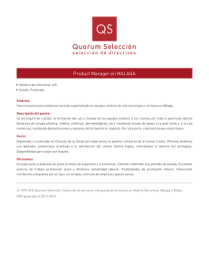 Oferta de Empleo: Product Manager | Quorum Selección