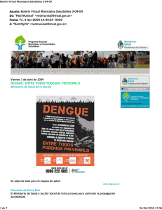 Boletín Virtual Municipios Saludables 3-04-09
