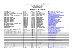 X Encuentro de la Red de Centros Culturales de América y Europa
