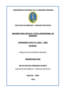 INFORME CIVIL - Universidad Nacional de la Amazonía Peruana