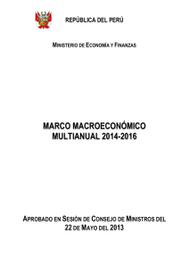 Marco Macroeconómico Multianual 2014-2016