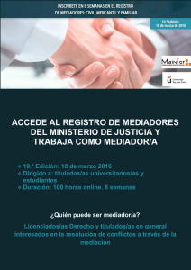 accede al registro de mediadores del ministerio de justicia y trabaja