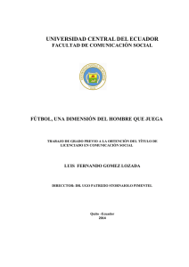 universidad central del ecuador facultad de comunicación social