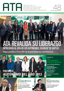 Revista ATA. Enero 2014