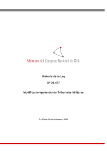 Historia de la Ley Nº 20.477 Modifica competencia de Tribunales