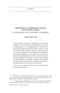 Democracia y derecho natural en Estados Unidos: El