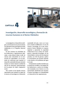 CAPÍTULO 4 Investigación, desarrollo tecnológico y formación de