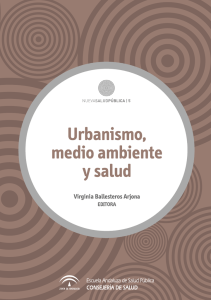 Entornos urbanos I - Escuela Andaluza de Salud Pública