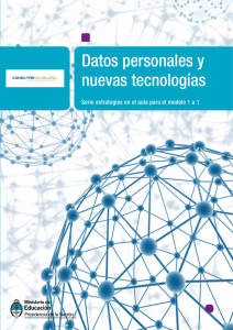 Datos personales y nuevas tecnologías