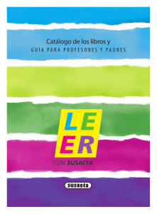 Cat&aacute;logo de Libros Susaeta: Gu&iacute;a para Padres y Profesores