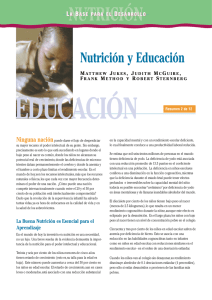 Nutrición y Educación