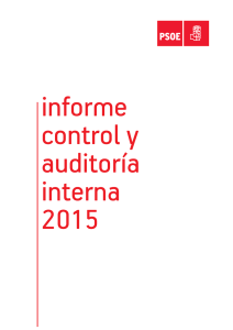 Informe de Control y Auditoría Interna