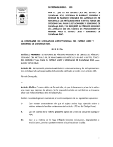 Anexo - Poder Legislativo del Estado de Quintana Roo